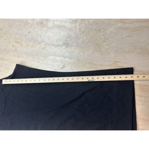 Cabi Snap Crop black snap button side pull on high waist pants size XXL #5867 - Picture 7 of 9